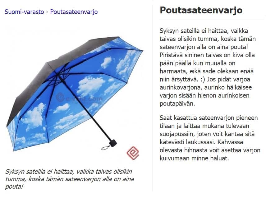 Sateenvarjo B 2015