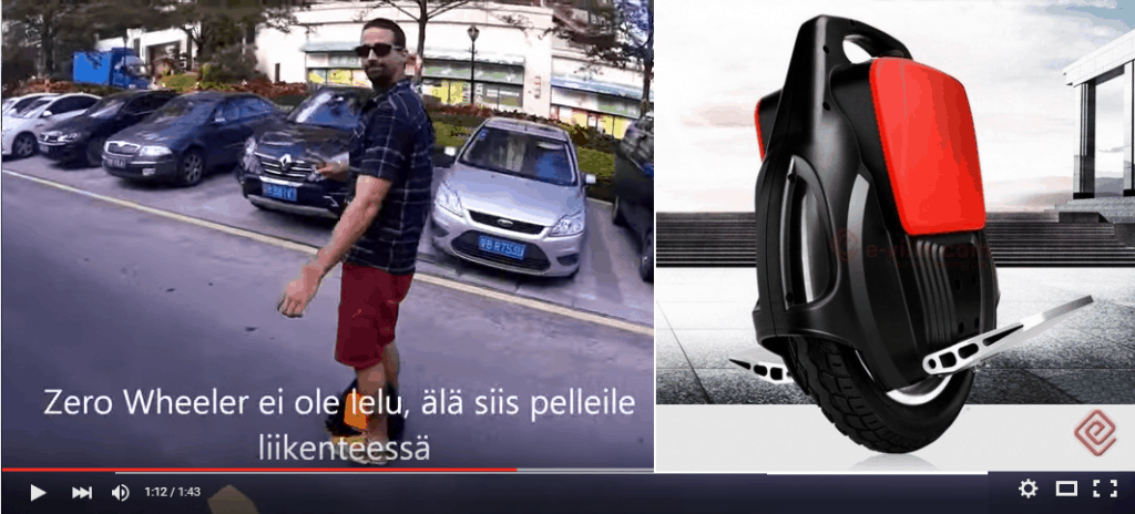 e-Wheelereitä, sähkökulkuneuvoja, tasapainopyöriä, gyropyöriä ym. menopelejä on näkynyt Shenzhenissä katukuvassa jo monta vuotta.