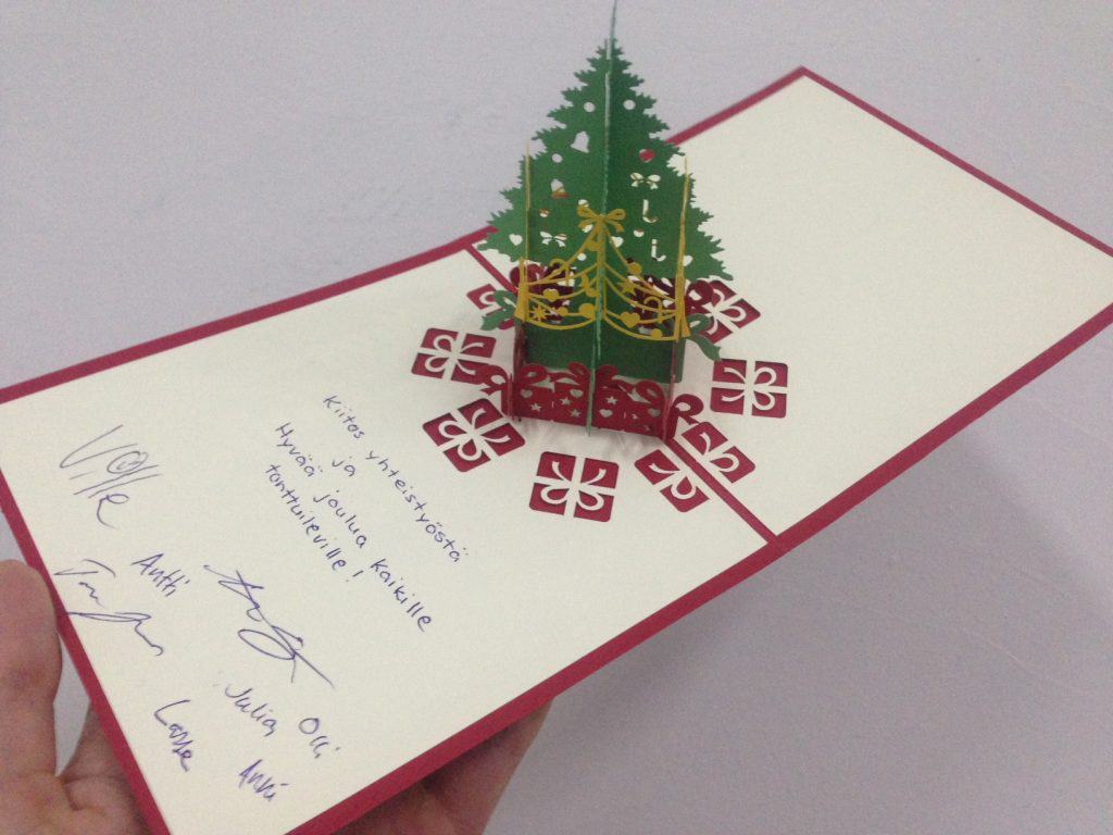 Hyvää joulua koko e-villen tiimiltä!