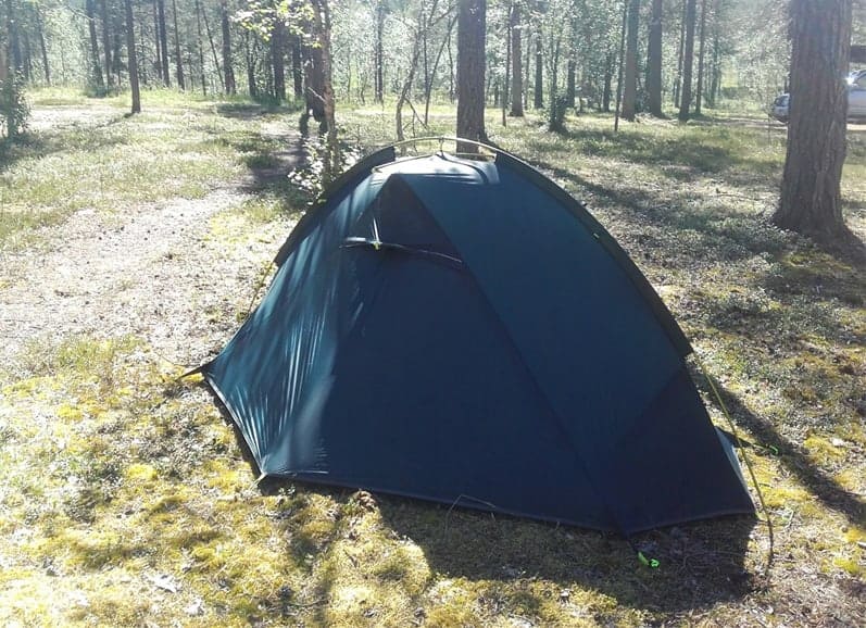 Yhden hengen teltta testissä - NatureHike Taga ultrakevyt teltta